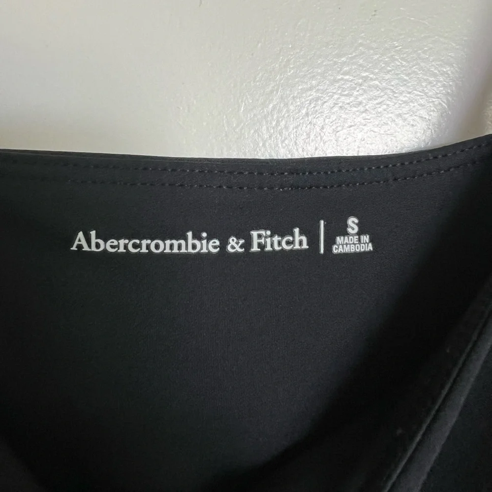 Abercrombie Traveler Exercise Mini Dress Onyx Black Small S - Picture 5 of 5